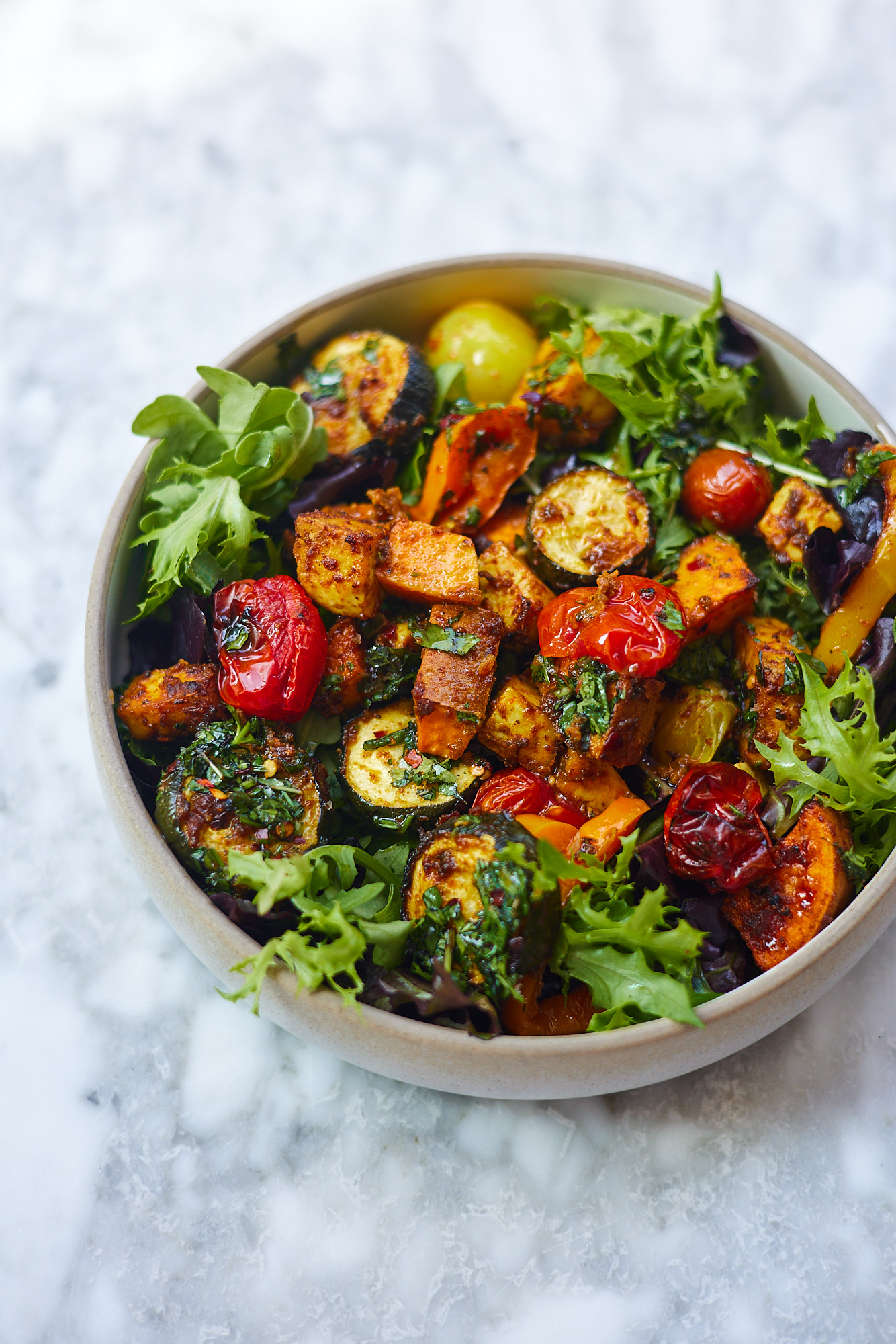 Tandoori Tofu Traybake Deliciously Ella