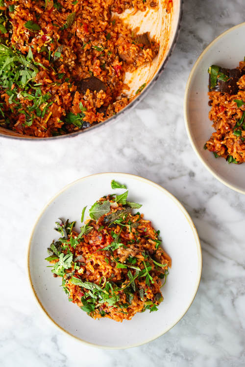 Aubergine One-Pan Wonder