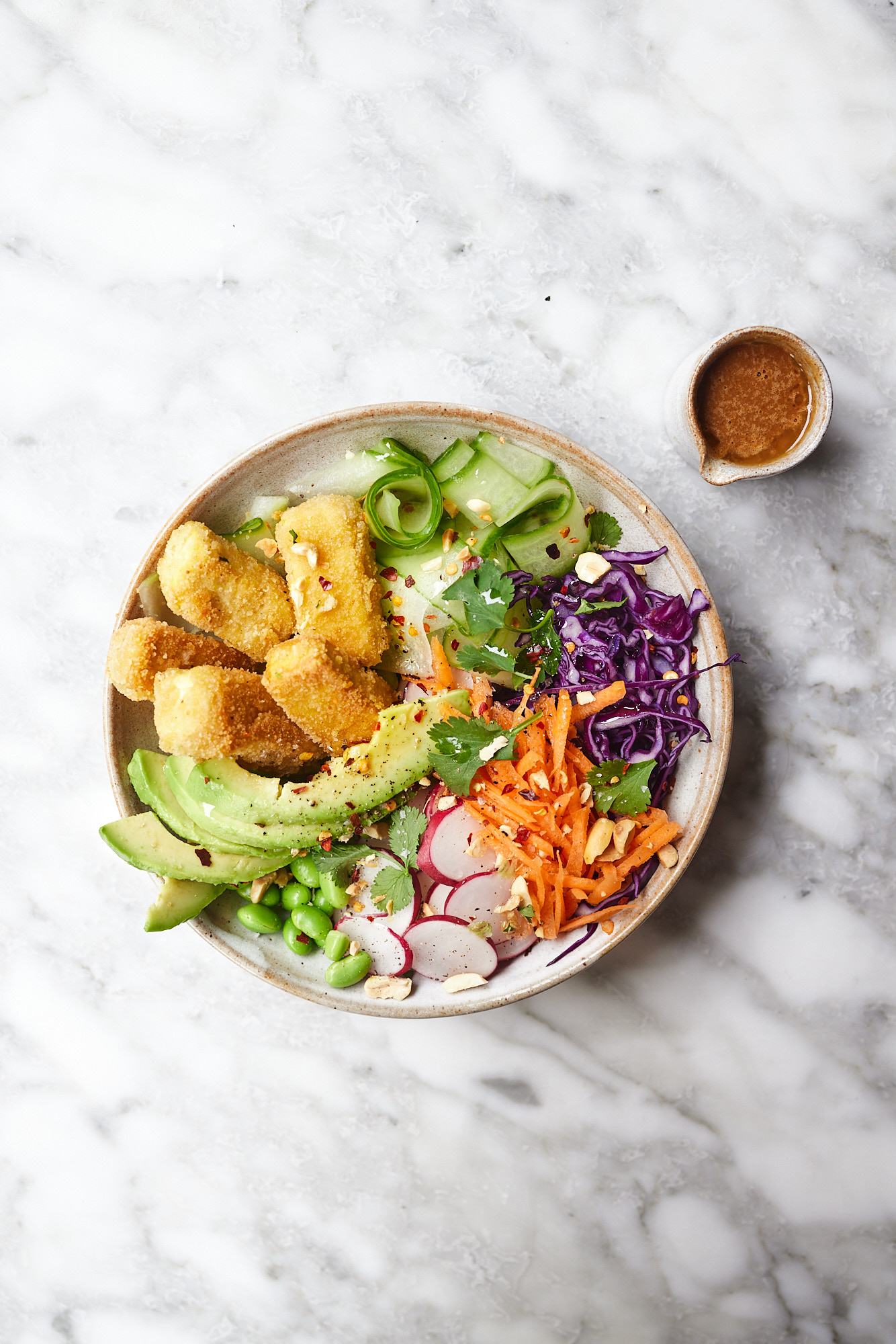 Crispy Tofu Salad Bowl Deliciously Ella