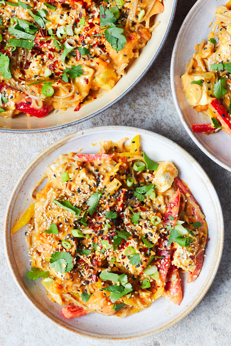 Sweet Potato & Tofu Noodles