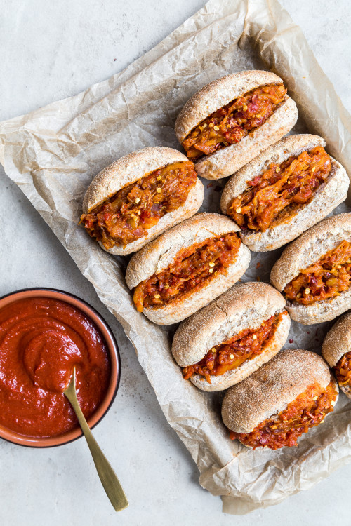 Jackfruit Burgers 