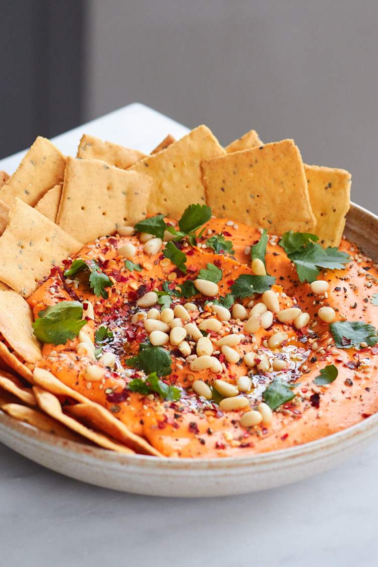 Roasted Red Pepper & Butter Bean Dip