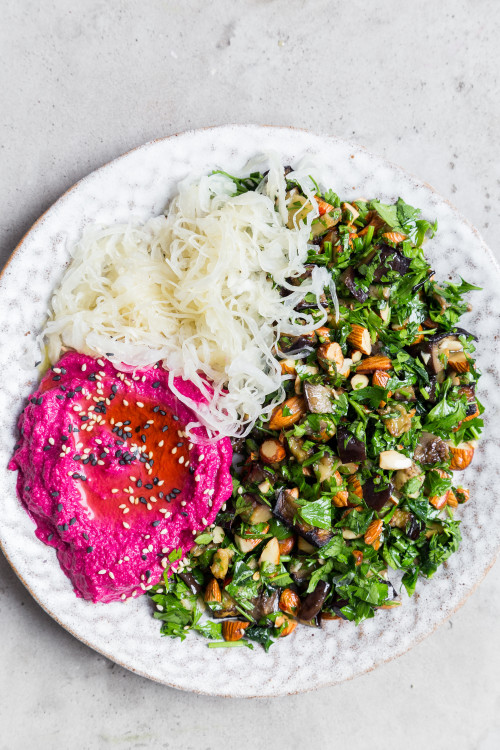 Aubergine Parsley Salad