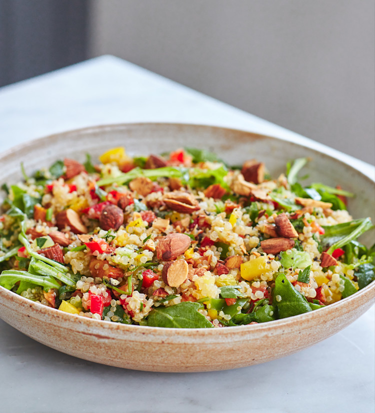 Lemony Quinoa & Mixed Pepper Salad