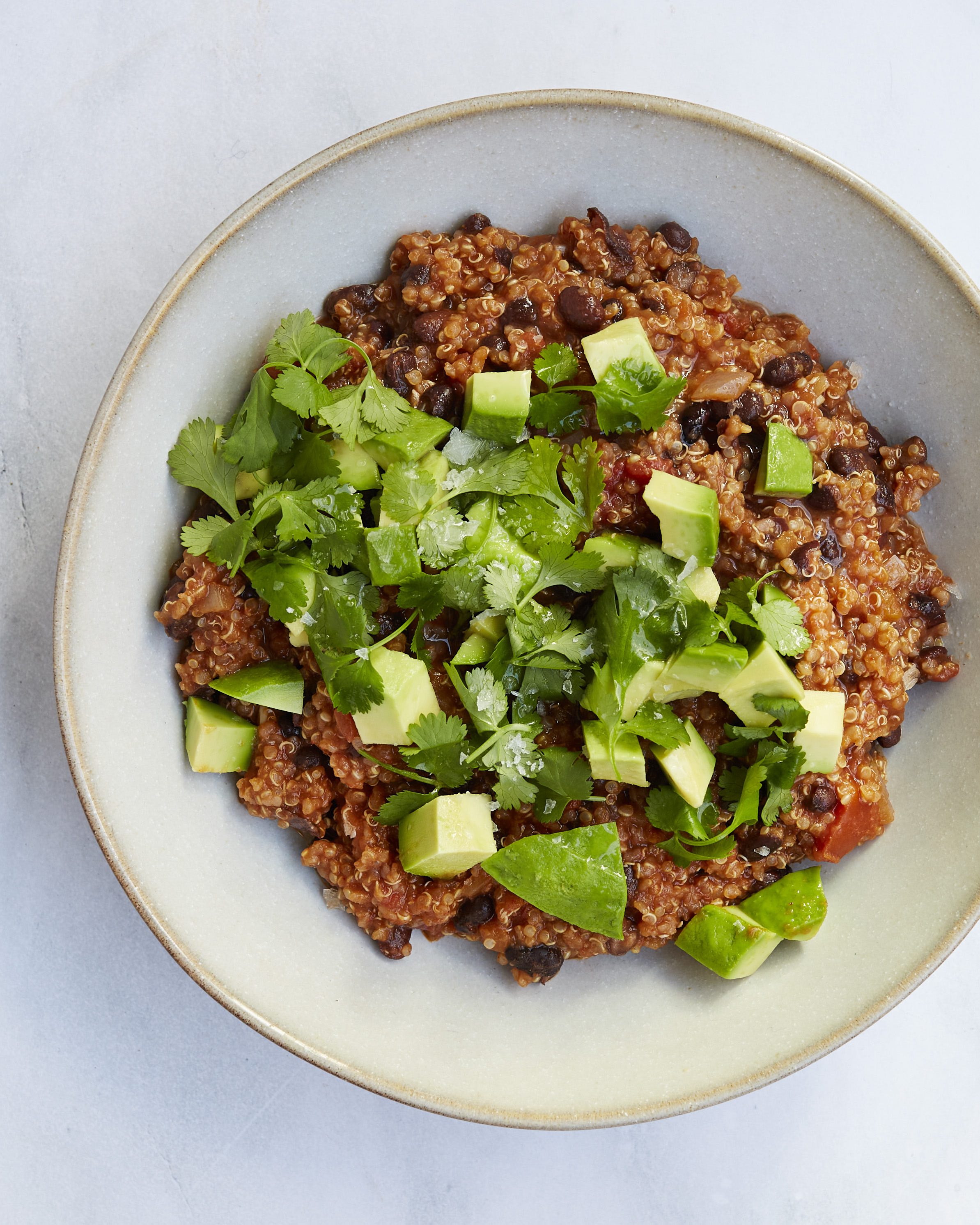 OnePan Quinoa Black Bean Chilli Deliciously Ella