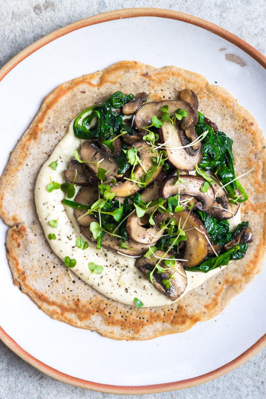 Buckwheat Crêpes With Panfried Mushrooms Deliciously Ella (UK)
