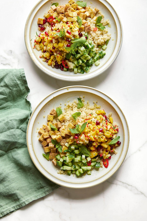 Mango, Mint And Chilli Sunshine Bowls