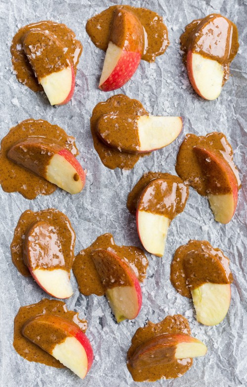 Almond Butter Dipped Apple Slices 