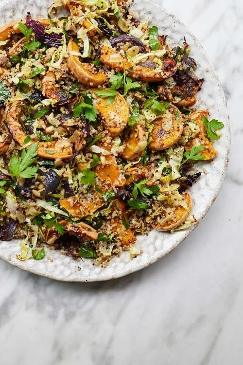 Warm Roasted Squash & Quinoa Salad