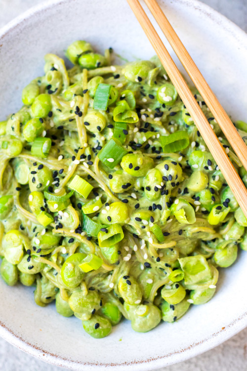 Green Miso Noodles