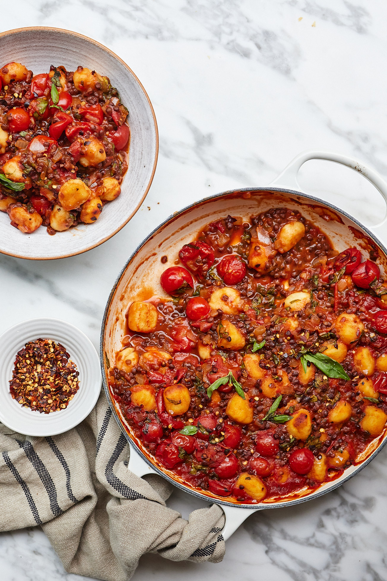 One-Pan Tomato & Gnocchi Bake