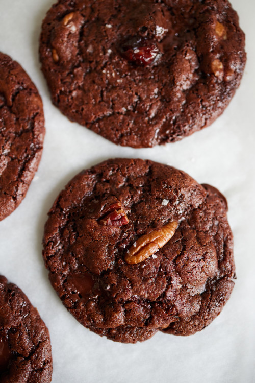 Cranberry, Pecan & Chocolate Cookies