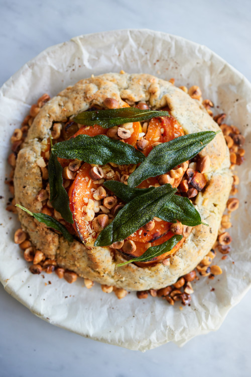 Pumpkin, Sage & Onion Galette