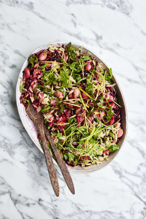 Beetroot & Butter Bean Orzo Salad