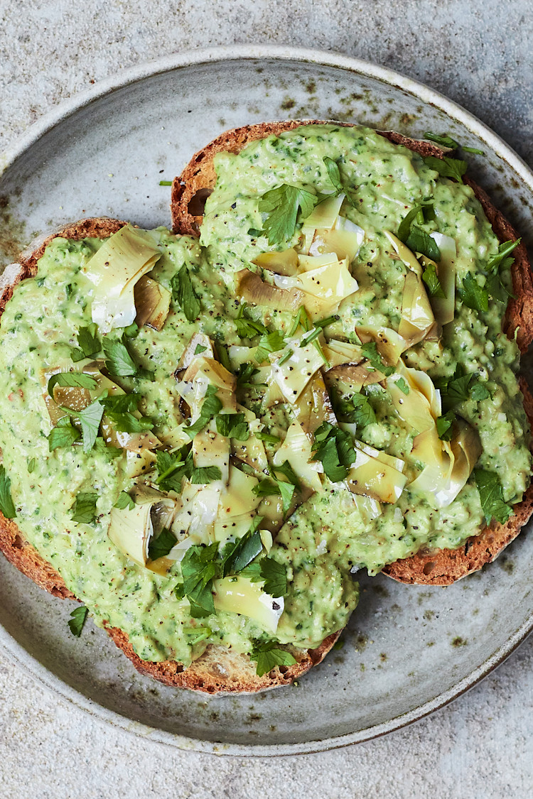 Artichoke & Spinach on Toast