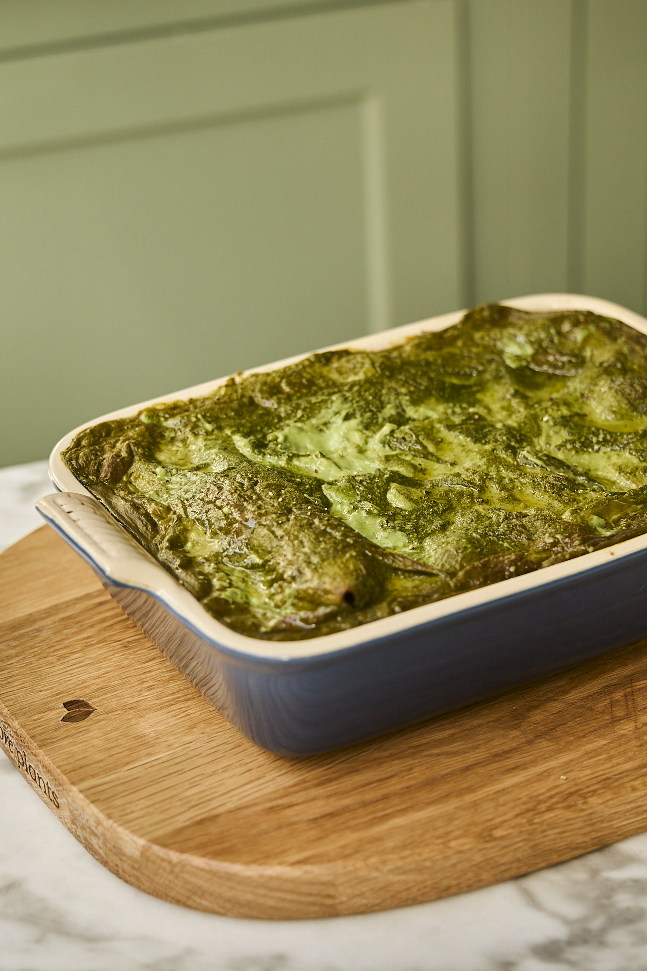 Creamy Pumpkin & Spinach Lasagne