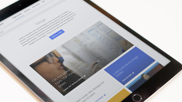 Google Careers Website - Visual 5