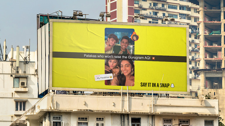 Snapchat - Say it in a Snap - OOH 1