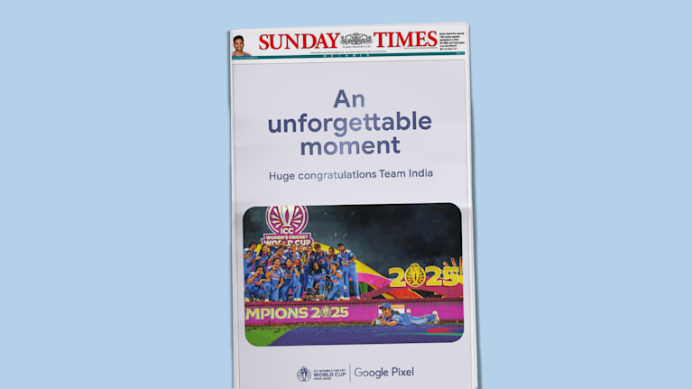 Google x ICC World's Cup - Pixel Print