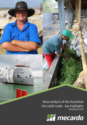 Value analysis of the Australian live cattle trade