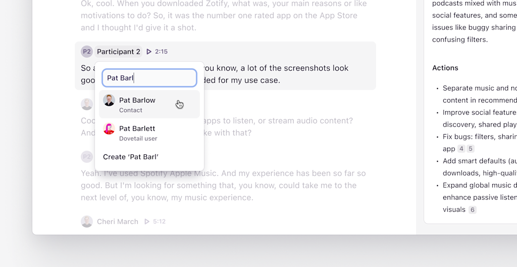 Simplified participant assignment