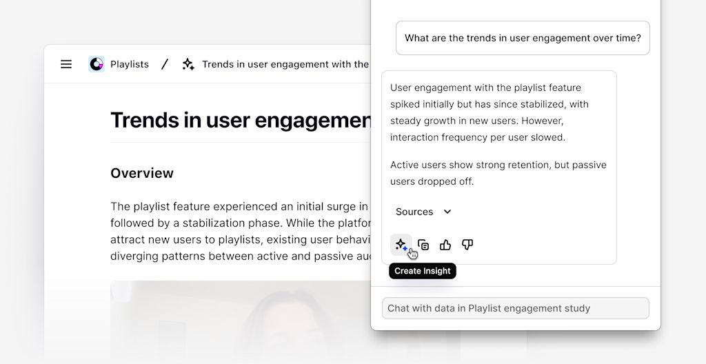 Create Insights from Chat