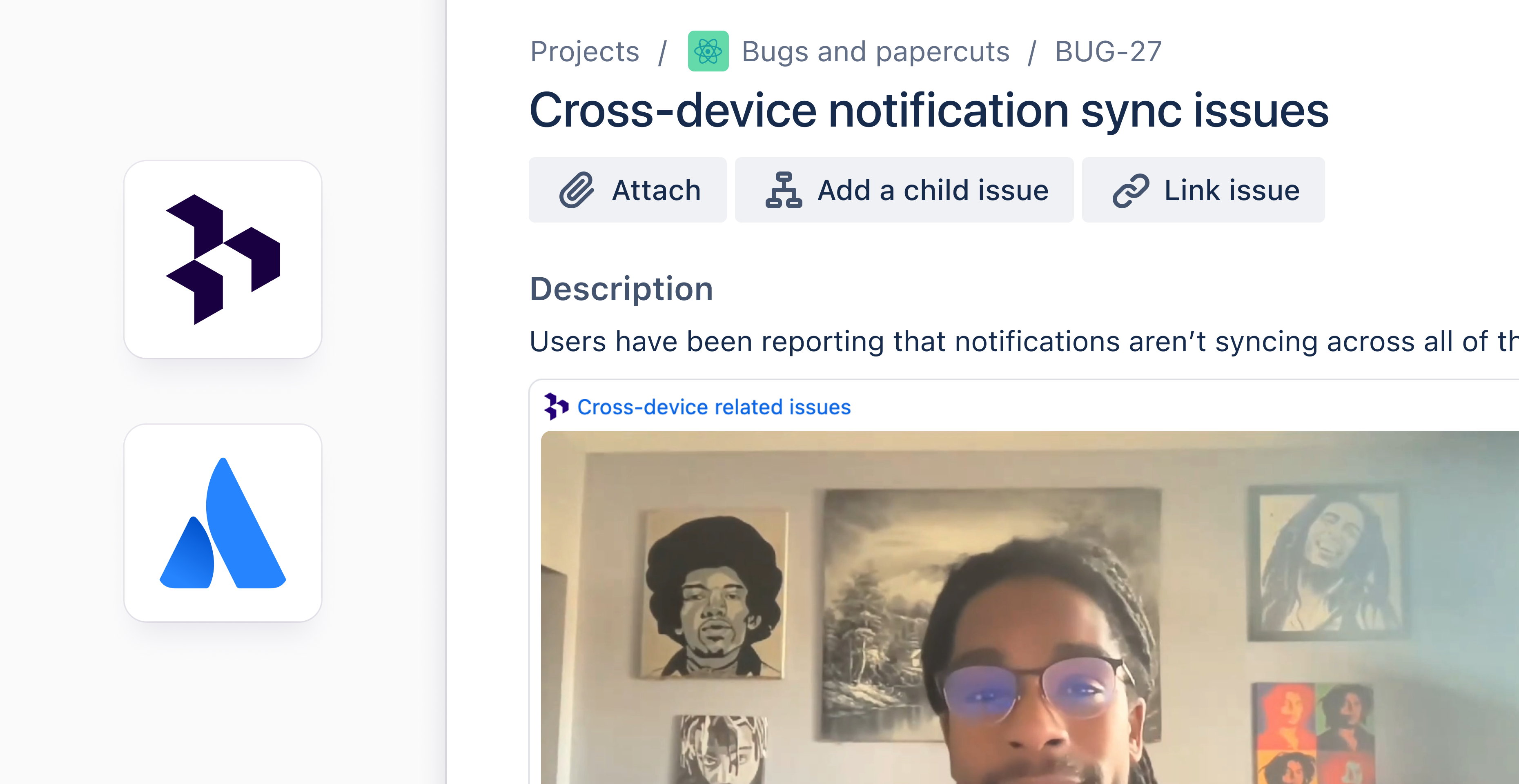 Embed highlight reels in Jira, Confluence, and Trello