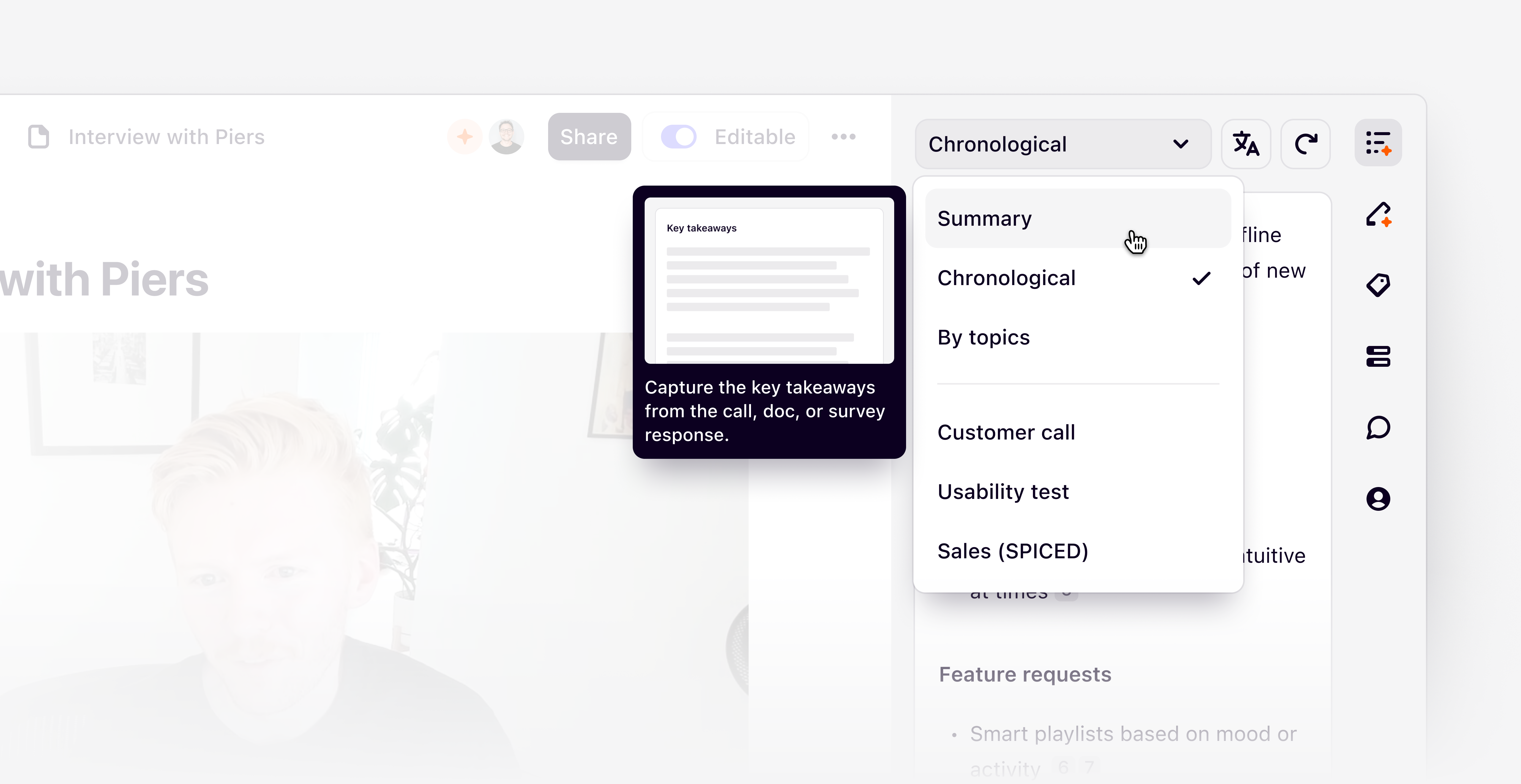 Generate data summaries using tailored frameworks