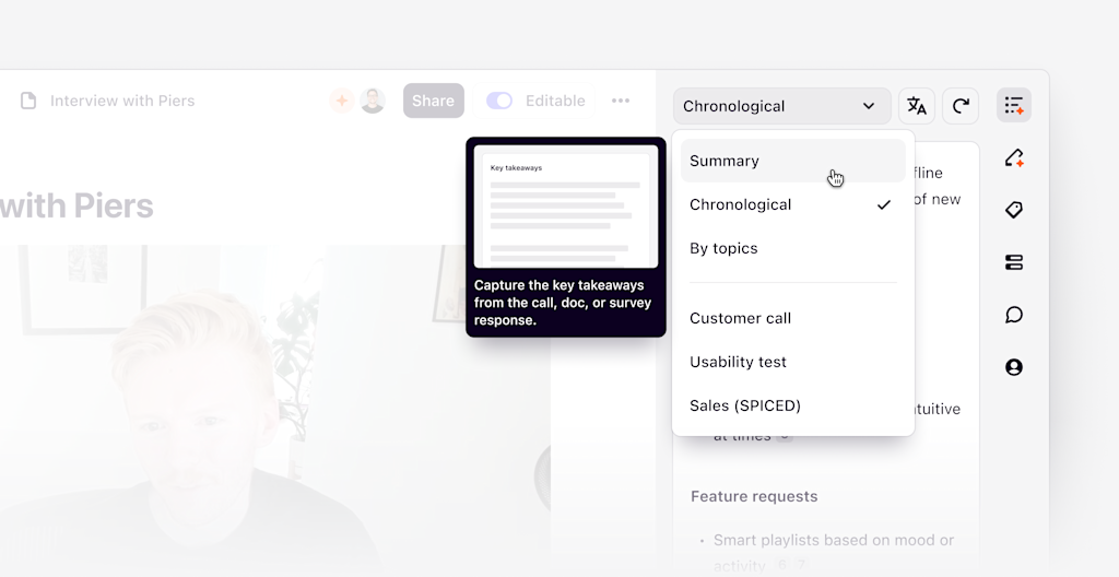 Generate data summaries using tailored frameworks