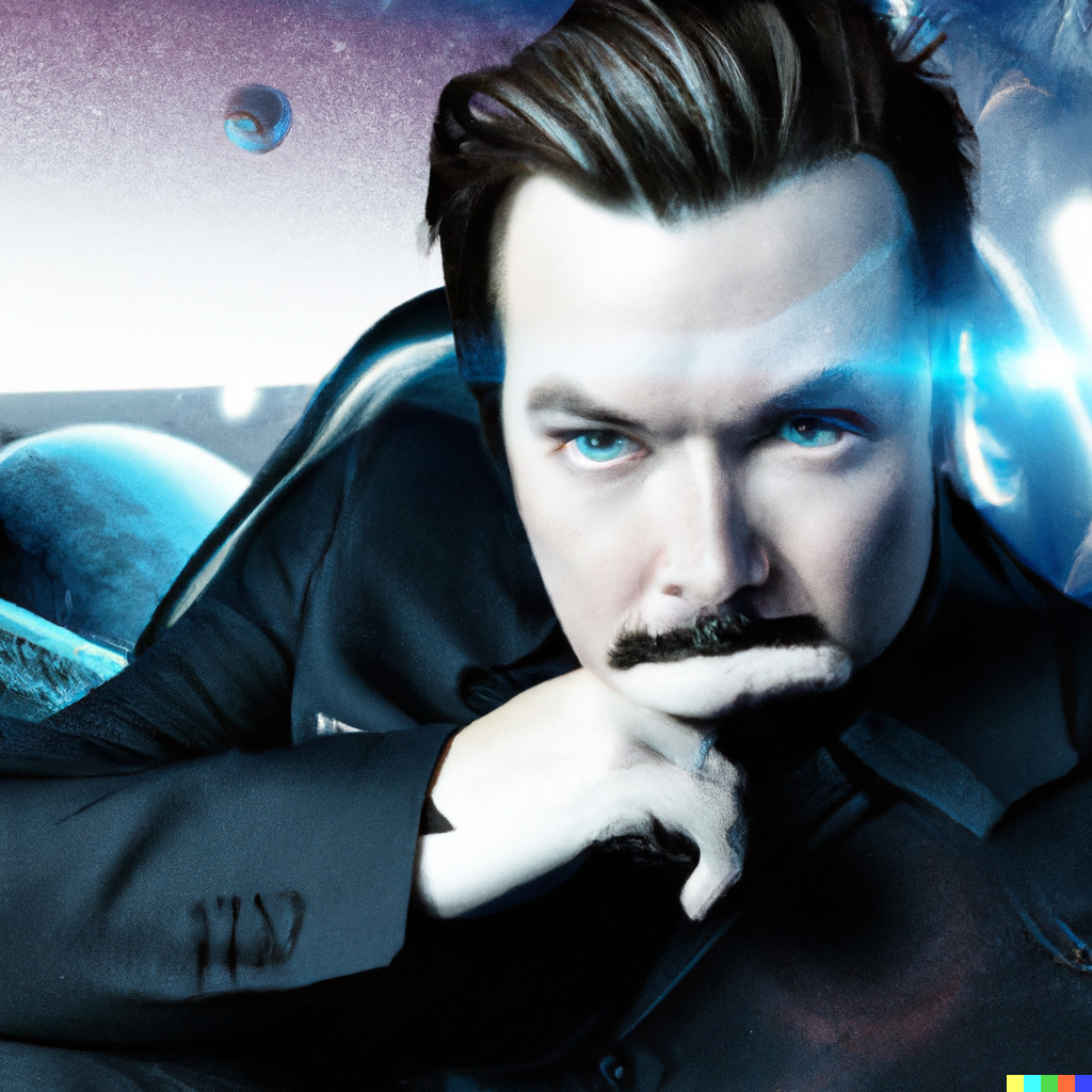 Headshot image of Alex Astrum generated using Dall-E