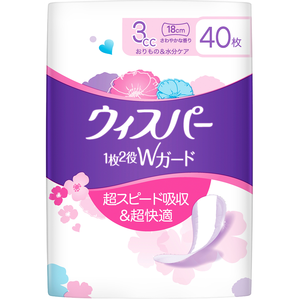 吸水ケア・尿漏れケアのウィスパー