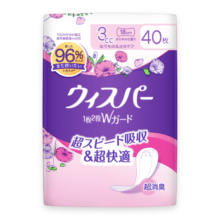 吸水ケア・尿漏れケアのウィスパー