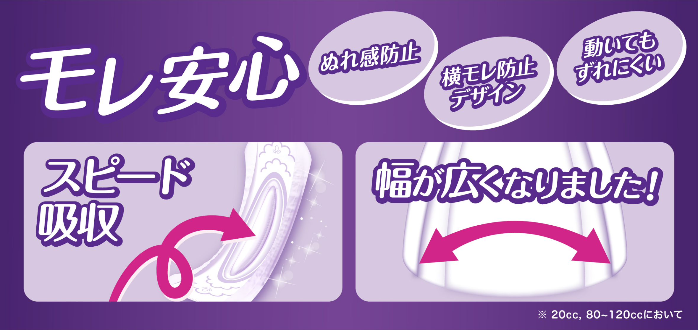 吸水ケア・尿漏れケアのウィスパー
