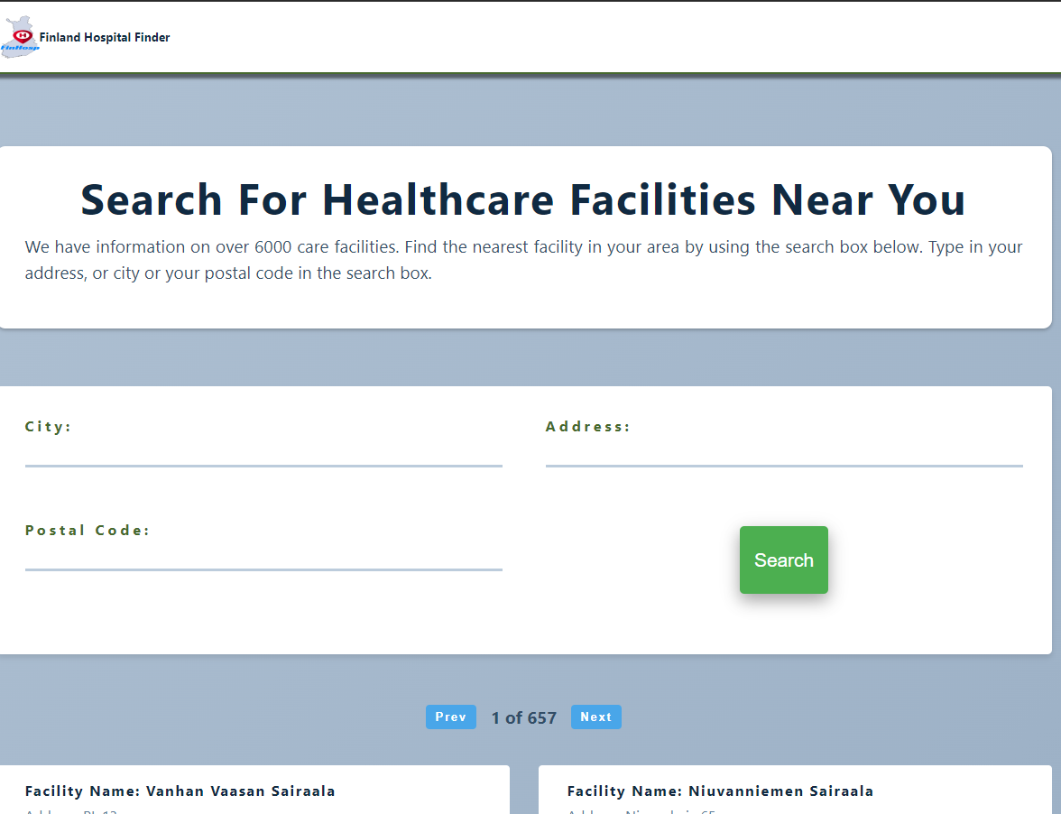 Search Hospital