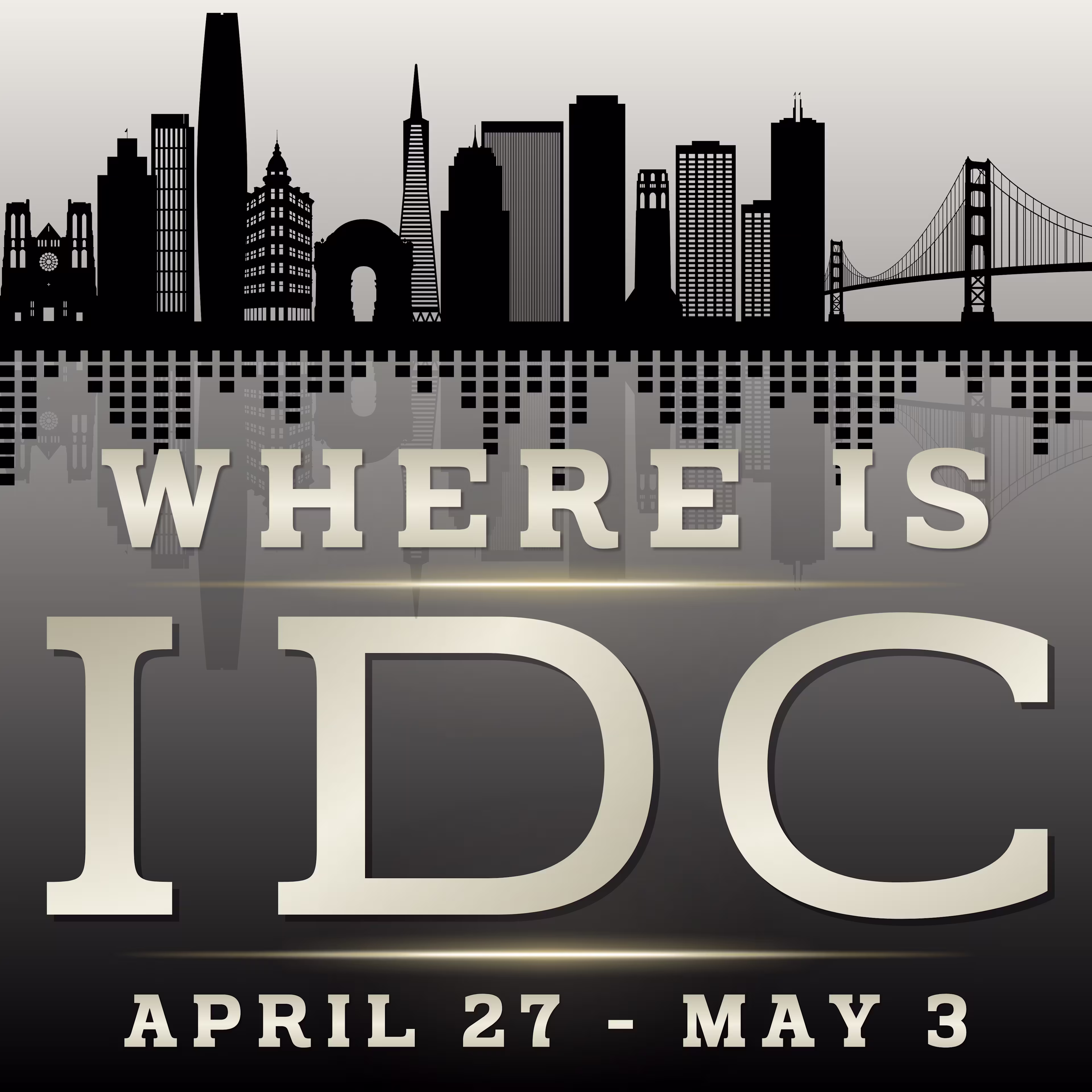 IDC is producing 6 shows this week across 2 venues in San Francisco. We'll see you out there!