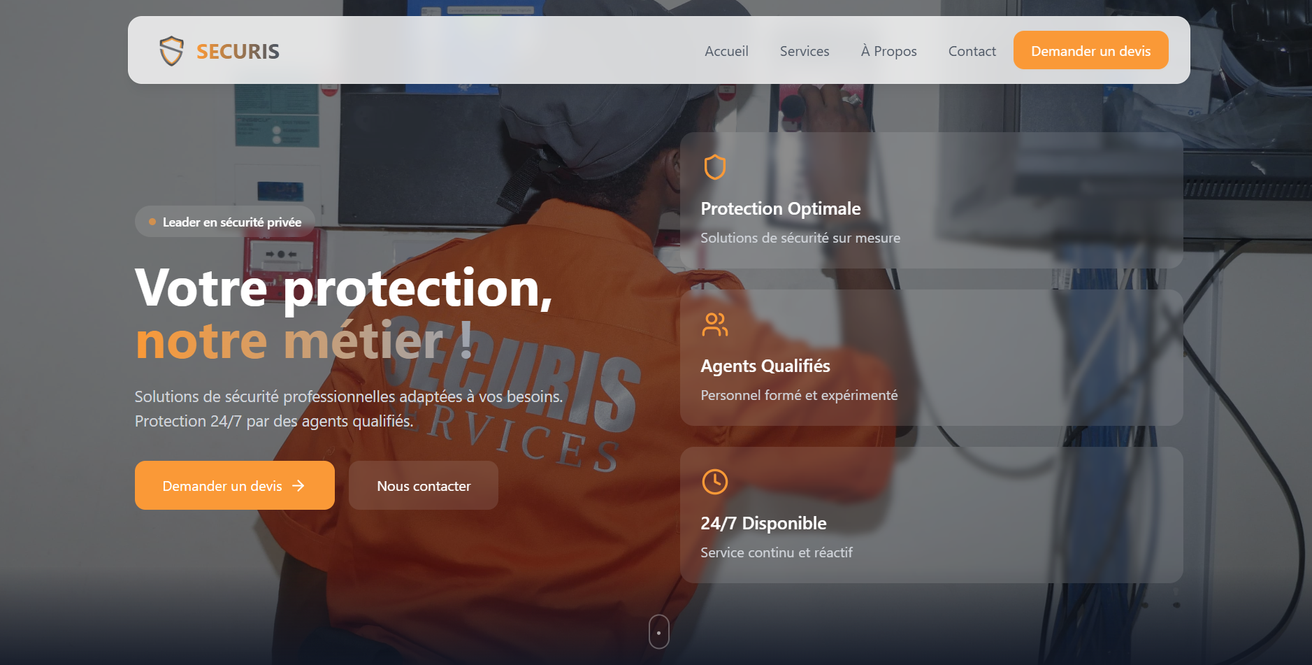 Site vitrine Securis Services