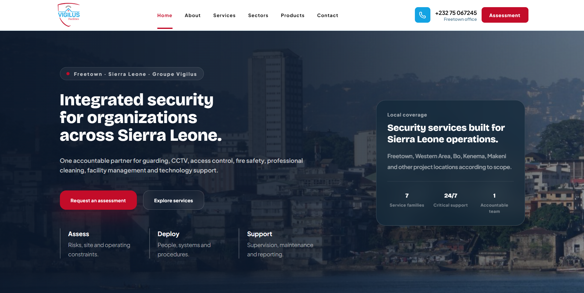 Site Vigilus Sierra Leone