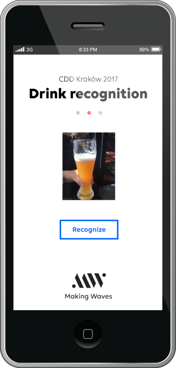 Drink recognition mobile app