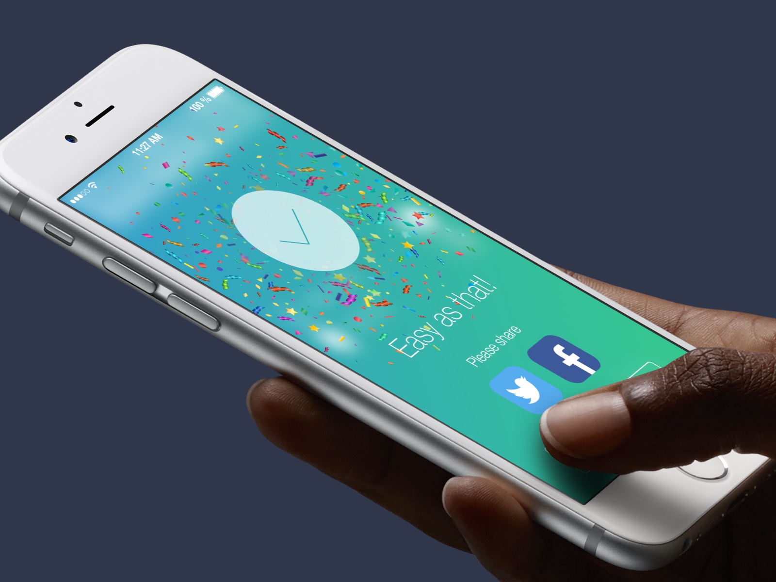 iPhone showing one of Ivan Suvak Martinovic iOS app designs