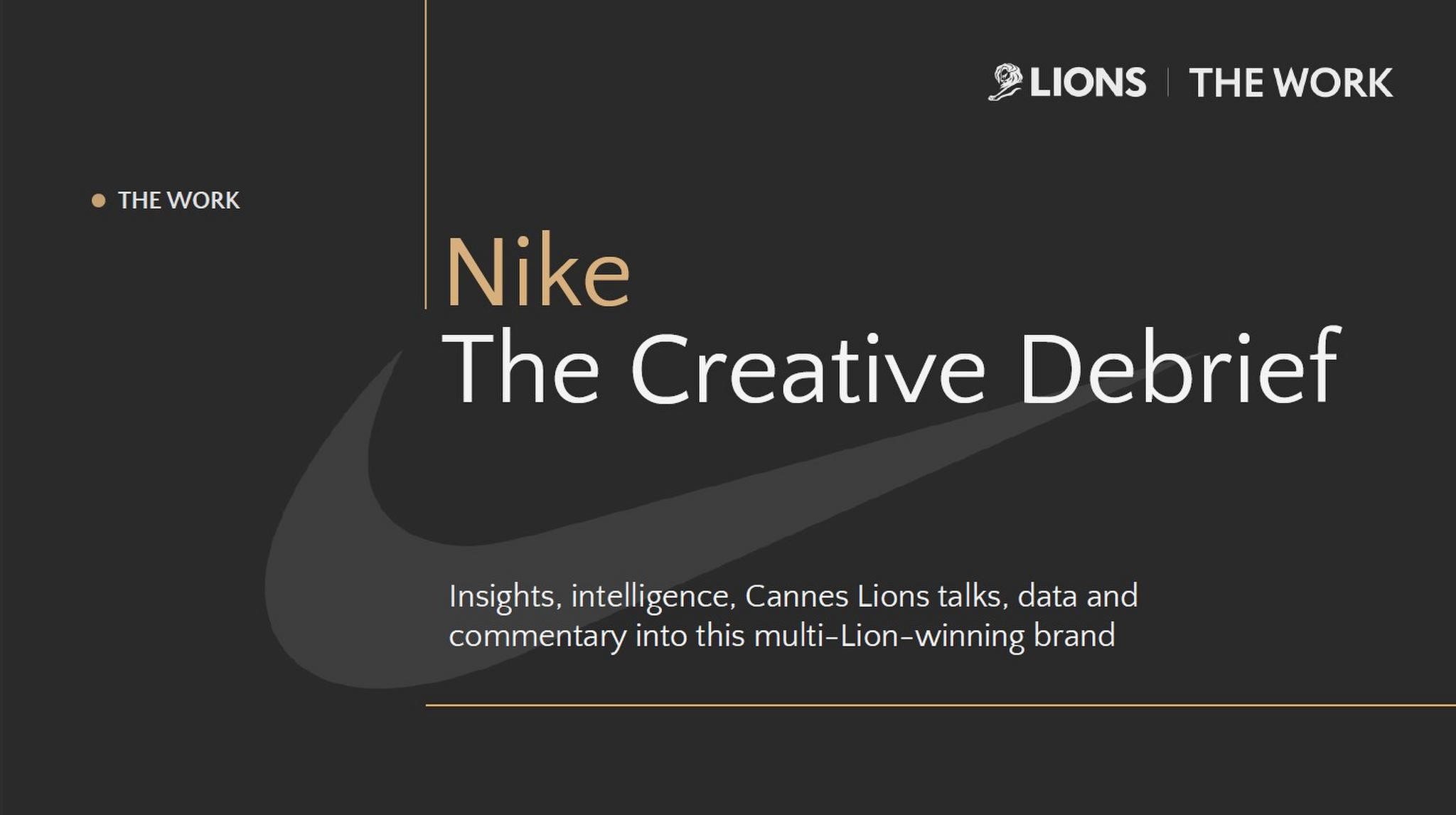 The Creative Debrief: Nike