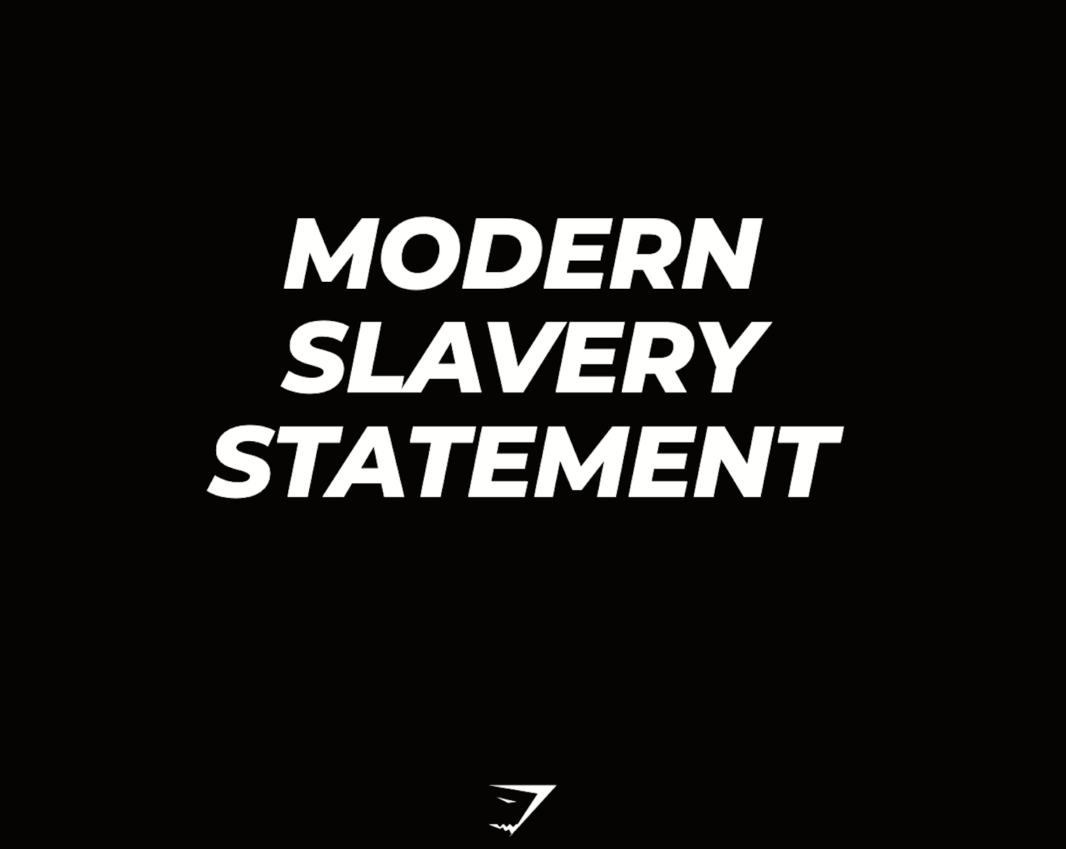 Gymshark Modern Slavery Statement 2021-2022
