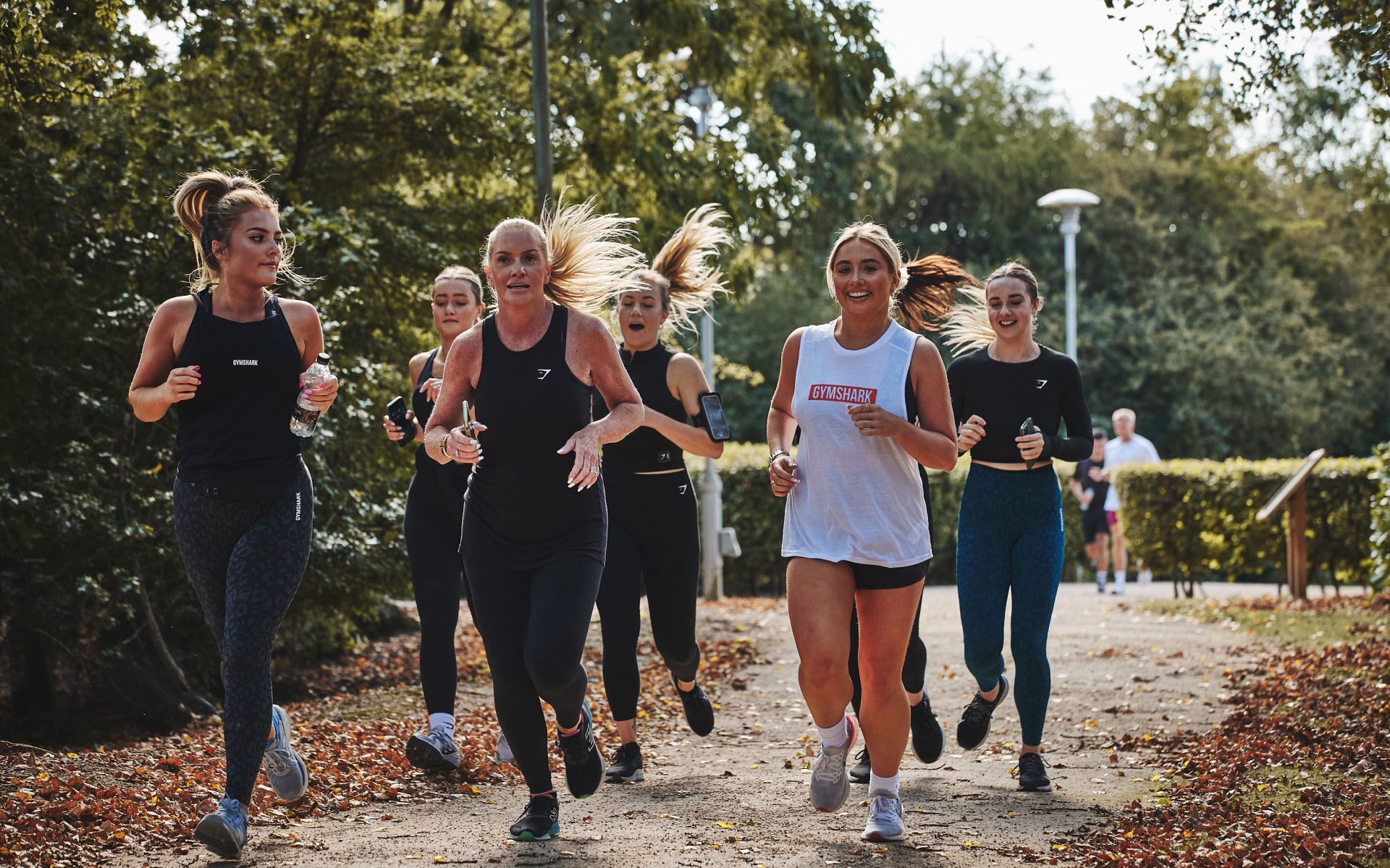 Group of Gymshark runners