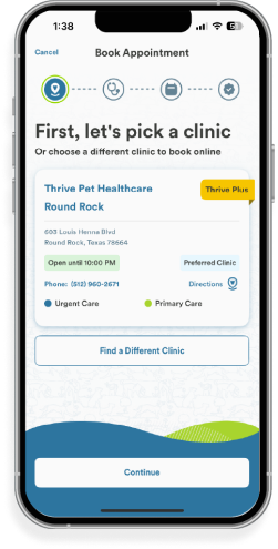 Mobile App Book Appointment Screen