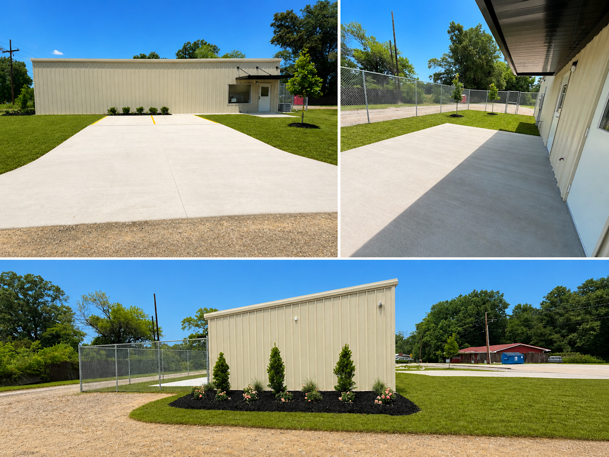 Expanded pet boarding facility at Hickory Small Animal Hospital Ponchatoula in Louisiana