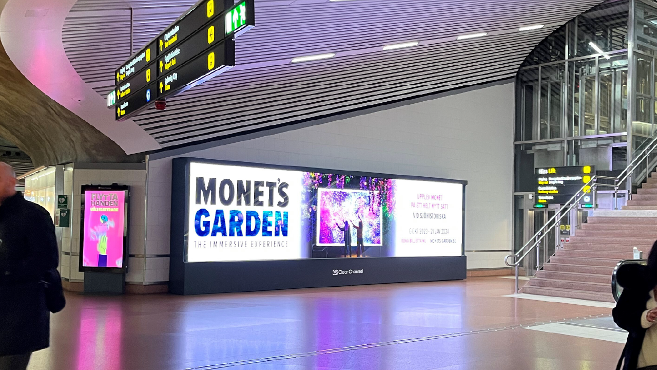 Popular immersive art experience, Monet’s Garden, used custom audiences and footfall analytics to drive visits in Sweden