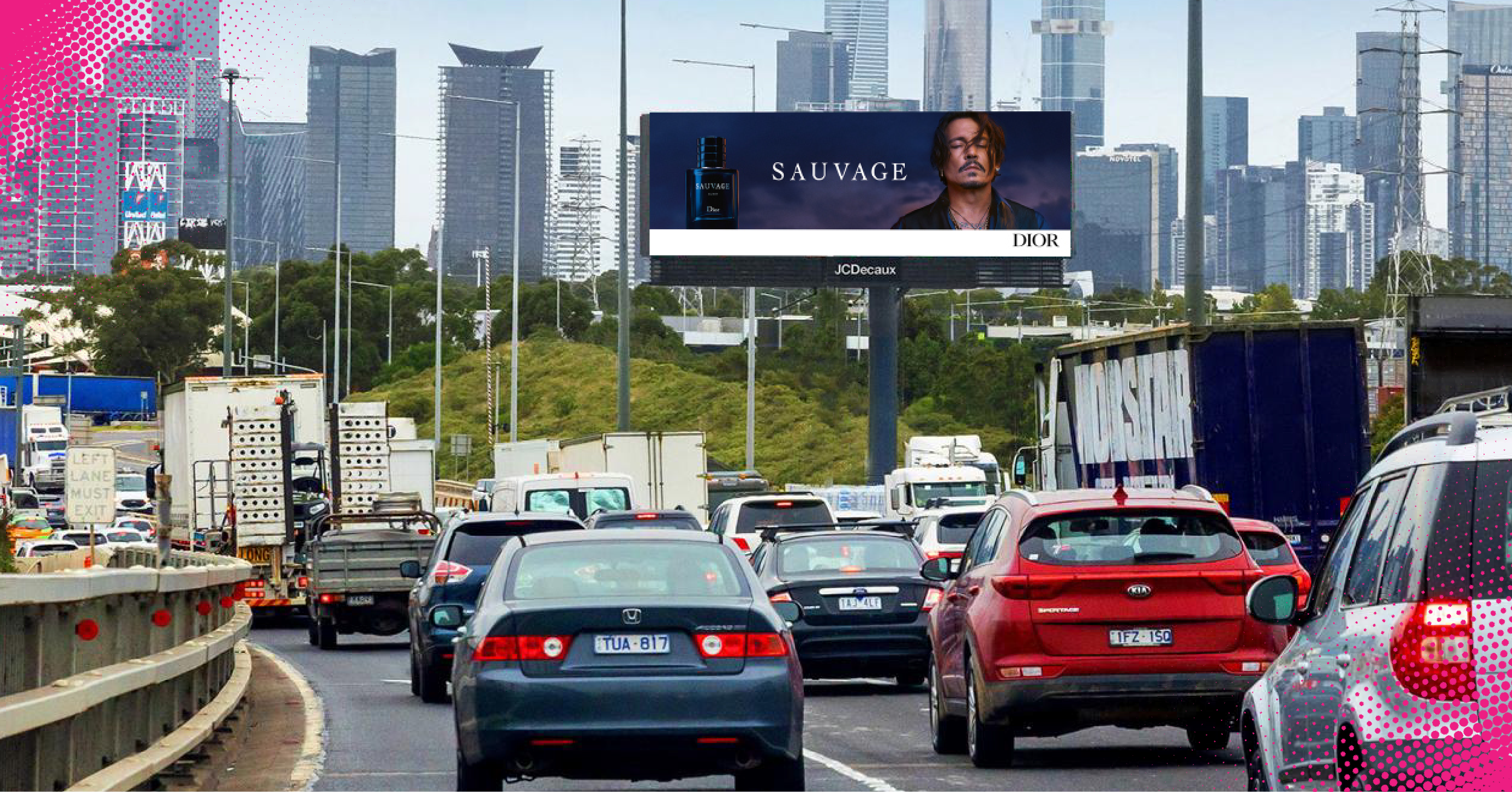 The iconic brand leveraged real-time dayparting and premium billboard placements to boost awareness and engagement for its Sauvage fragrance campaign in Australia.