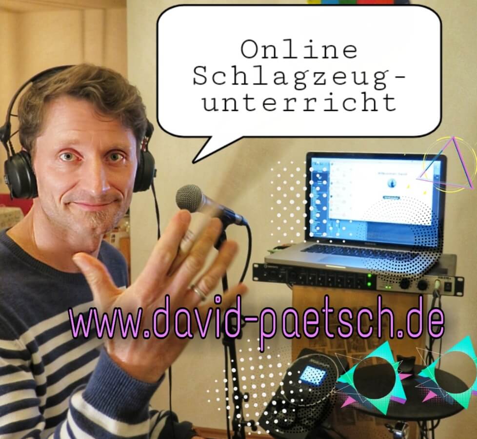Online Schlagzeug Unterricht mit David Pätsch