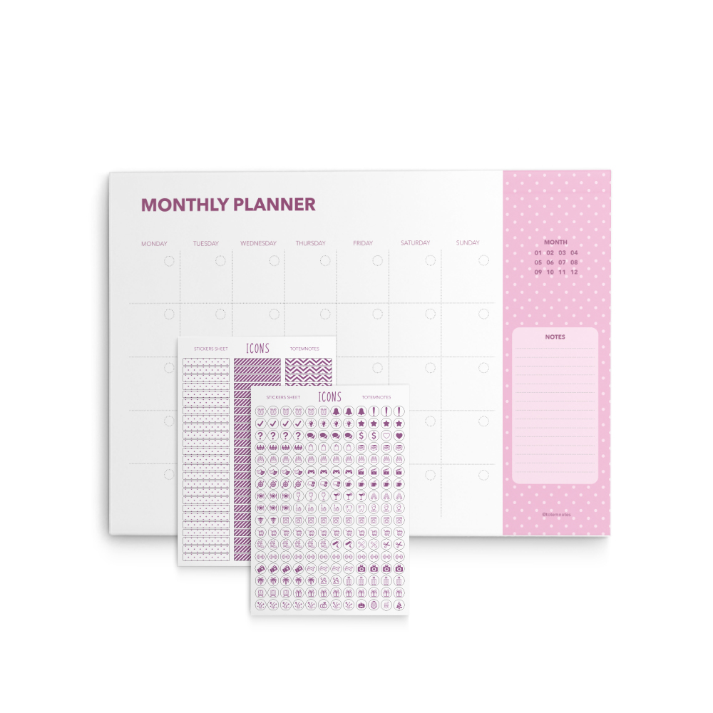 Desk Monthly Planner