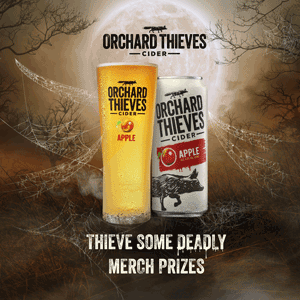 Orchard Thieves IE - Halloween 2024 Thieve some deadly merch prizes