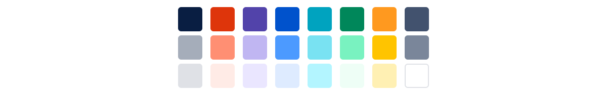 24 color palette. 